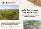 Invitation for Student Participation: Archaeological Excavations at Mušov-Burgstall Site